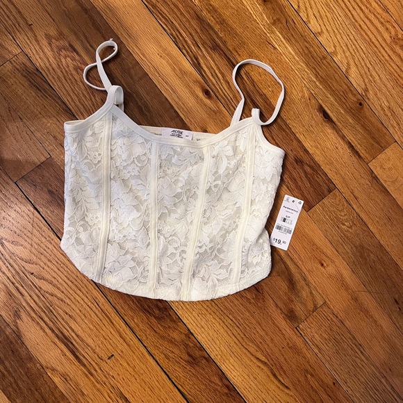 Ardene Ivory Lace Top - Picture 3 of 3